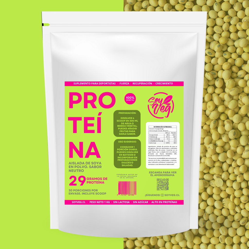 Pack Proteína de Soya + Proteína de Arveja (2 Kg) 60 porciones — Nutrición completa y balanceada