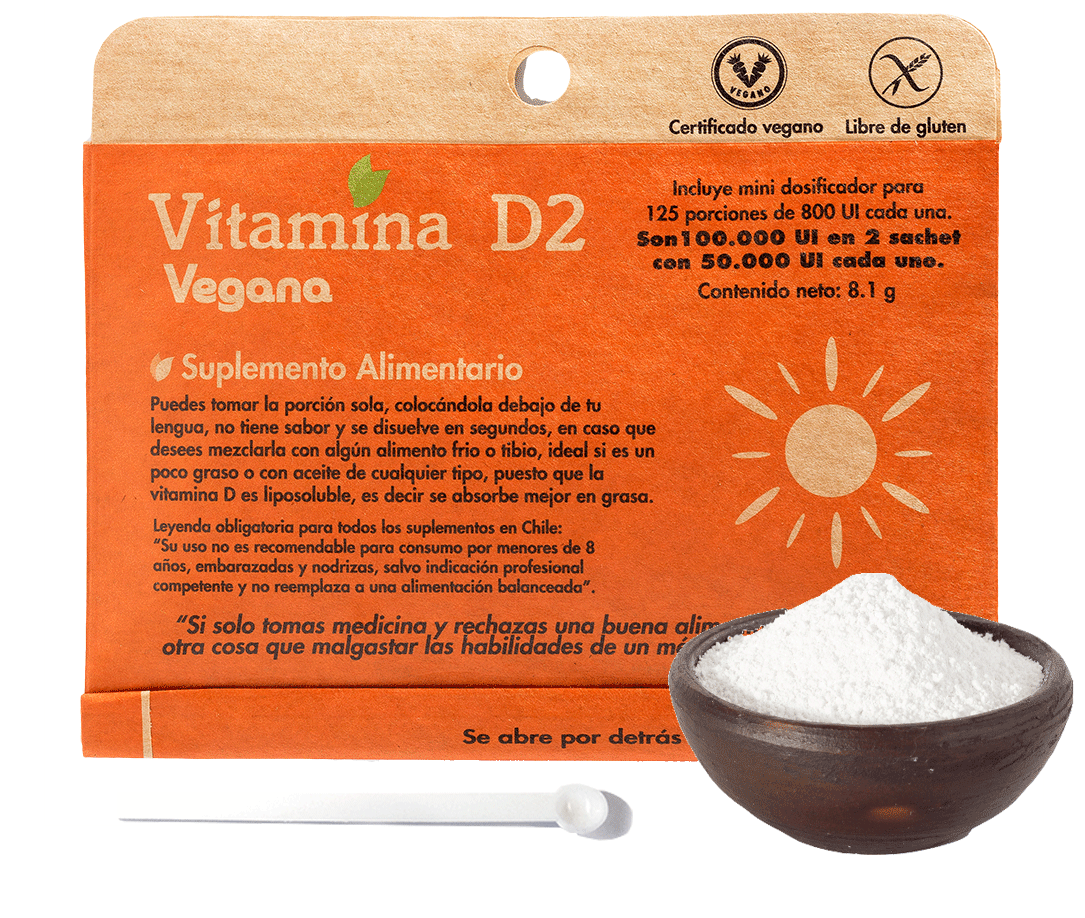 Vitamina D2 800 UI – 125 porciones