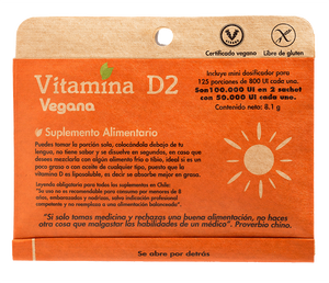Vitamina D2 800 UI – 125 porciones
